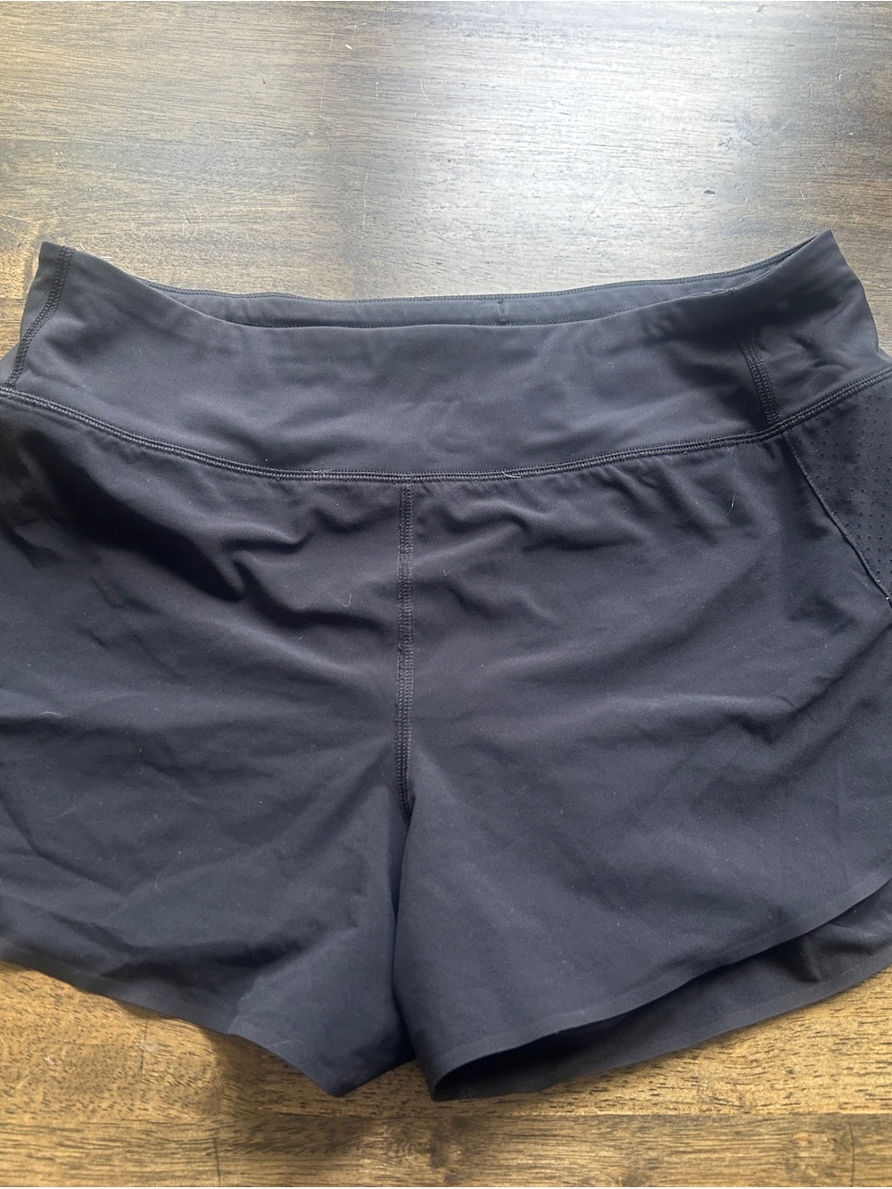 Athleta Black High-Rise Athletic Shorts for running size medium